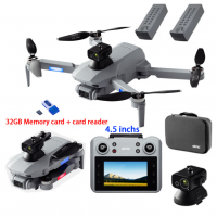 Квадрокоптер 4DRC F8S MAX с пультом и экраном дрон 8K с камерой и GPS, дальность до 2 км 30 мин полета. 2 АКБ