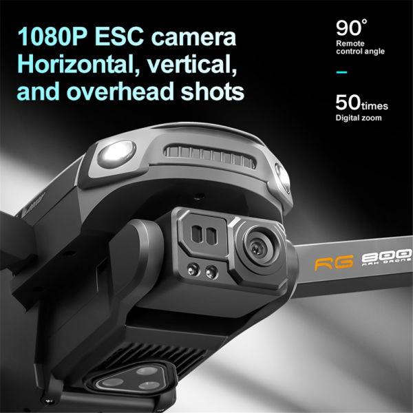 Квадрокоптер RG800 MAX дрон с двойной камерой, GPS, системой обхода препятствий и FPV, до 1200 м. 25 мин полет