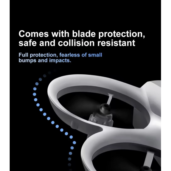 Квадрокоптер Дрон GT3 для начинающих, детский квадрокоптер с защитой винтов + до 20 мин полета / 3 АКБ