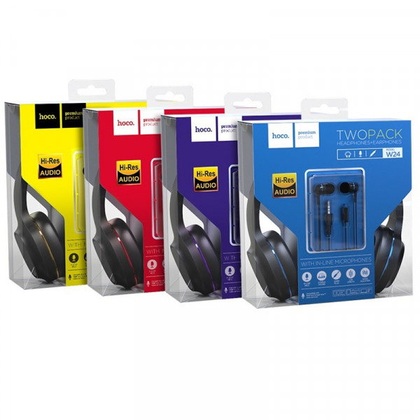 Накладні навушники Hoco W24