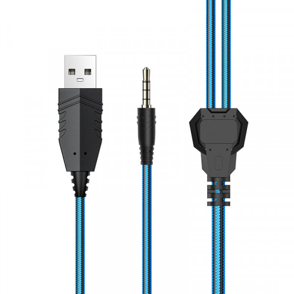 Накладні навушники Hoco W105 Joyful (USB+3.5mm/1.2m)