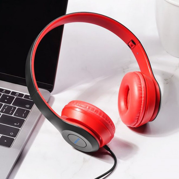 Накладні навушники Borofone BO5 (3.5mm/1.2m)