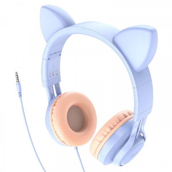 Уцінка Накладні навушники Hoco W36 Cat ear (3.5mm/1.2m)