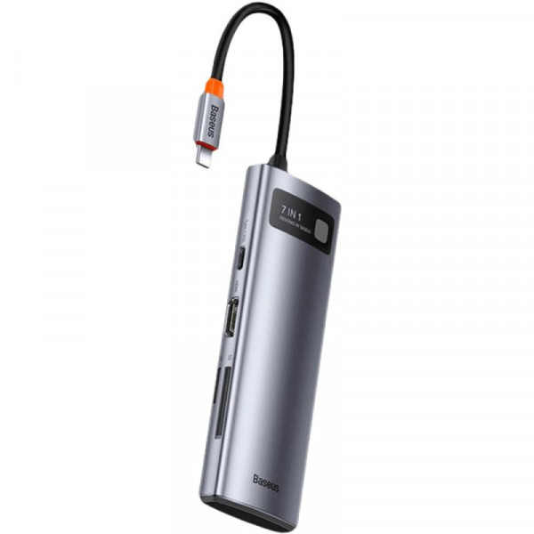 Перехідник HUB Baseus Metal Gleam Series Starjoy 7-in-1 Multifunctional (WKWG020113)