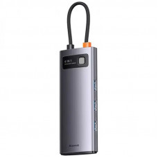 Перехідник HUB Baseus Metal Gleam Series 4-in-1 4xUSB3.0 (WKWG070013)