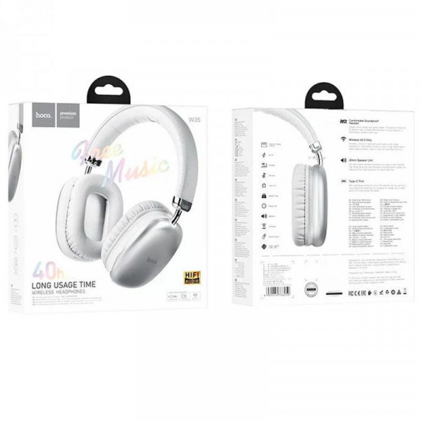 Уцінка Накладні бездротові навушники Hoco W35