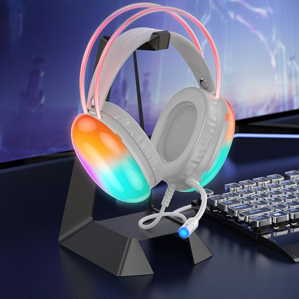 Накладні навушники Hoco W109 Rich gaming (USB+3.5mm/2m)