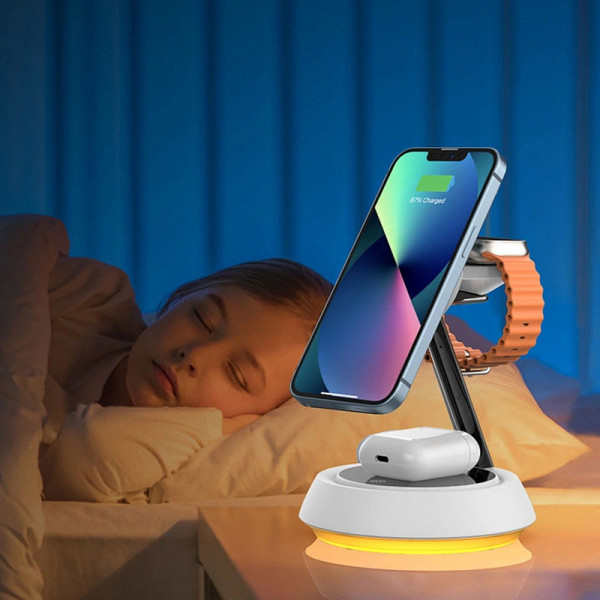 БЗП WIWU Wi-W002 3 in 1 wireless charger
