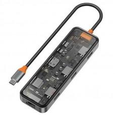 Перехідник HUB WIWU Cyber hub CB008 8 in 1