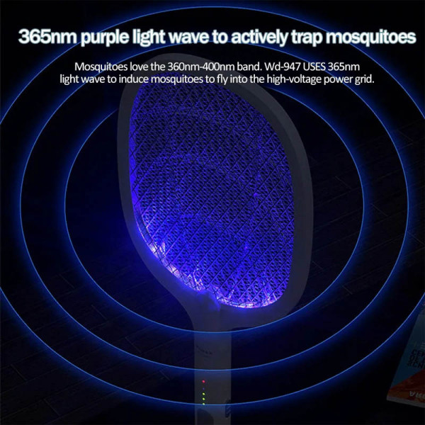 Пастка для комах з UV підсвічуванням WD-947 Rechargeable 1200 mAh