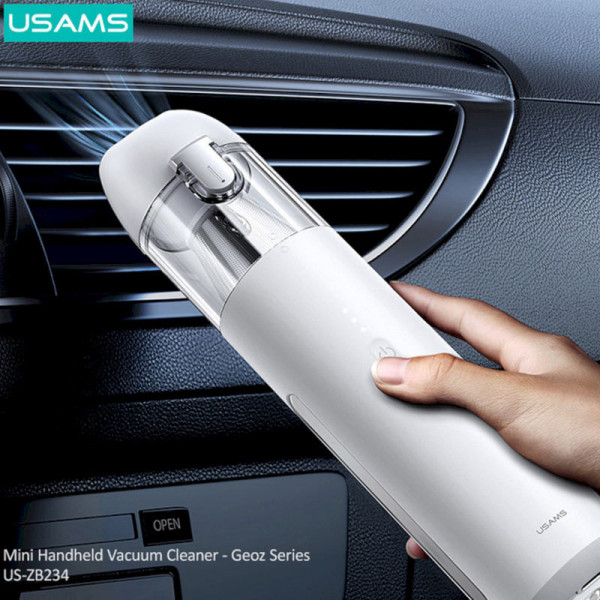 Портативний пилосос Usams US-ZB234 Mini Geoz Series 6000Pa 7800mAh