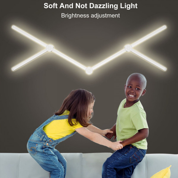 Модульный настінний світильник LED RGB 5V SAL-014B 9pcs Bluetooth USB with app