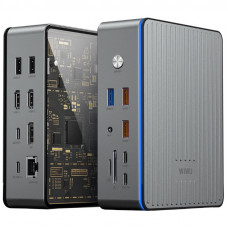 Уцінка Перехідник HUB WIWU Matrix docking station 16in1 W1601