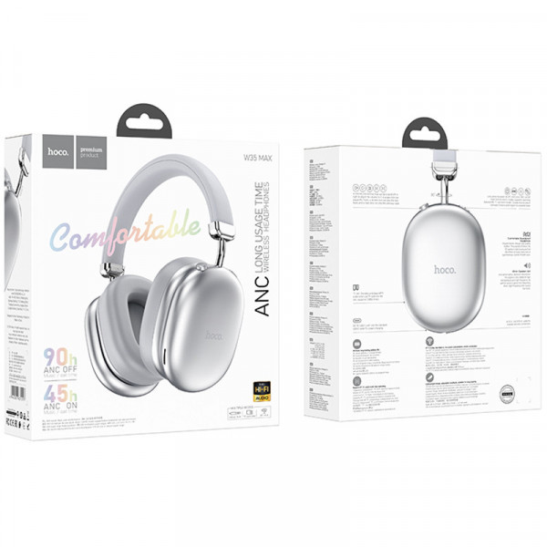 Накладні бездротові навушники Hoco W35 Max Auspicious ANC