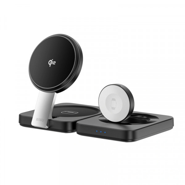 БЗП WIWU Wi-W028 QI2 3 in 1 wireless charger