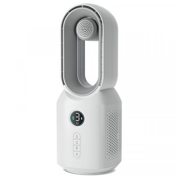 Настільний вентилятор F8 3in1 з Bluetooth-динаміком і нічником 4000mAh