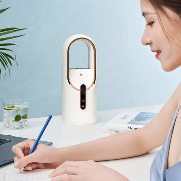 Настільний вентилятор F6 2in1 з зволожувачем повітря 2200mAh