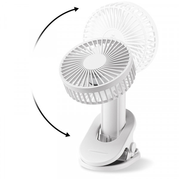 Портативний вентилятор K37 з затискачем 2000mAh