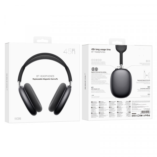 Накладні бездротові навушники Borofone BO35 Plus Adorable ANC