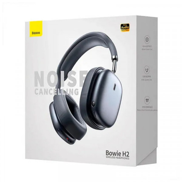 Накладні бездротові навушники Baseus Bowie H2 (NGTW260001)