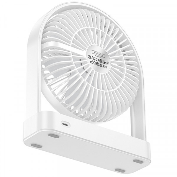 Настільний вентилятор Hoco HX65 ultra-thin desktop fan 2000 mAh