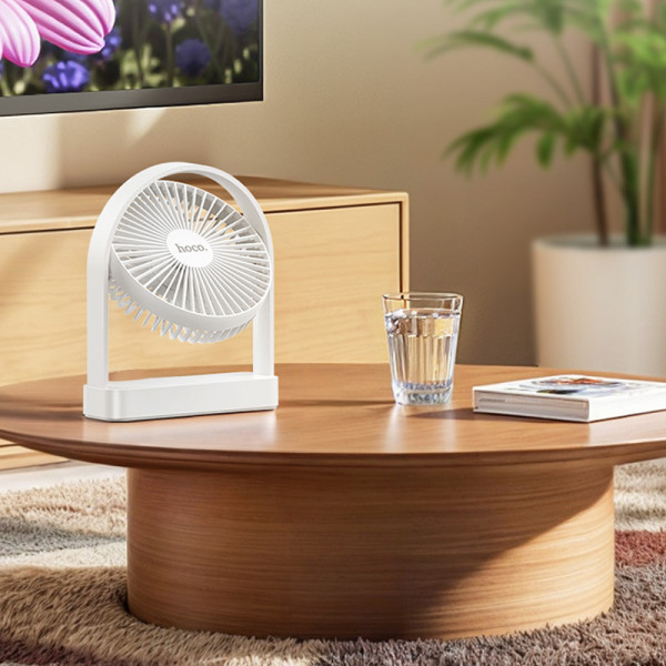 Настільний вентилятор Hoco HX65 ultra-thin desktop fan 2000 mAh