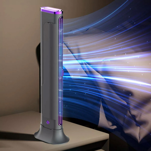Настільний вентилятор F3 Tower Fan 3 speeds with battery 1200 mAh