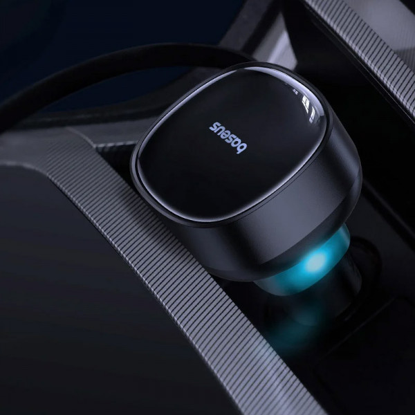 АЗП Baseus Enjoyment Pro 60W (1USB-C) + висувний кабель Type-C (C00057802111-01)